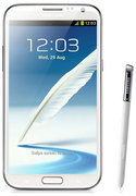 Смартфон Samsung Samsung Смартфон Samsung Galaxy Note II GT-N7100 16Gb (RU) белый - Усть-Кут